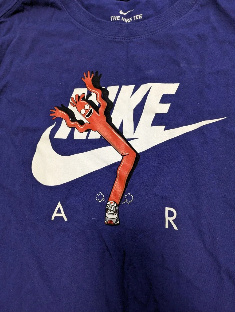 Nike Air Inflatable Wacky Tube Man Graphic T-shirt Size XXL